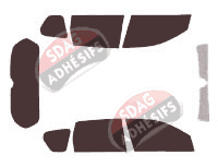 Kit film teinté Mitsubishi Outlander (2) 5 portes (2007 - 2013)