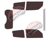 Kit film teinté Mitsubishi Pajero (4) Court 3 portes (2011 - 2021) Kit film teinté Mitsubishi Pajero (4) Court 3 portes (2011 - 2021)