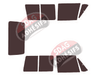 Kit film teinté Mitsubishi Pajero (1) Court 3 portes (1982 - 1991) Kit film teinté Mitsubishi Pajero (1) Court 3 portes (1982 - 1991)