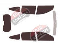Kit film teinté Mitsubishi Pajero Sport (3) 5 portes (depuis 2016)