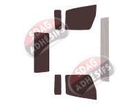 Kit film teinté Mitsubishi Fuso Canter Utilitaire 2 portes (1996 - 2005)
