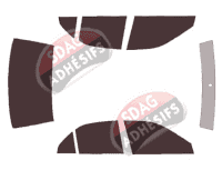 Kit film teinté Mitsubishi Lancer (6) Berline 4 portes (1995 - 2001)