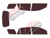 Kit film teinté Nissan AD Break 5 portes (2005 - 2021)
