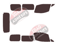 Kit film teinté Nissan Evalia (1) NV200 5 portes (2009 - 2021)