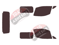 Kit film teinté Nissan NV200 (1) Utilitaire 5 portes (2009 - 2021)