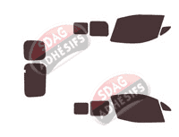 Kit film teinté Nissan NV200 (1) Utilitaire 6 portes (2009 - 2021)