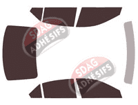 Kit film teinté Nissan Altima (6) Berline 4 portes (depuis 2018)