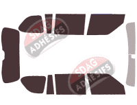 Kit film teinté Nissan Armada (2) 5 portes (2016 - 2024)