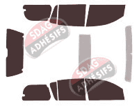 Kit film teinté Nissan Armada (1) Court 5 portes (2003 - 2016) Kit film teinté Nissan Armada (1) Court 5 portes (2003 - 2016)