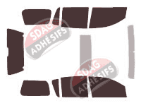 Kit film teinté Nissan Armada (1) Long 5 portes (2003 - 2016) Kit film teinté Nissan Armada (1) Long 5 portes (2003 - 2016)