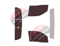 Kit film teinté Nissan Frontier (3) King Cab Pick-up 2 portes (depuis 2022)