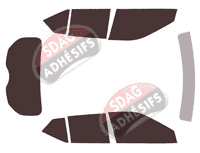 Kit film teinté Nissan Kicks (1) 5 portes (2016 - 2024) Kit film teinté Nissan Kicks (1) 5 portes (2016 - 2024)