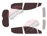 Kit film teinté Nissan Micra (5) 5 portes (2016 - 2023) Kit film teinté Nissan Micra (5) 5 portes (2016 - 2023)