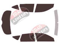 Kit film teinté Nissan Murano (1) 5 portes (2004 - 2008) Kit film teinté Nissan Murano (1) 5 portes (2004 - 2008)