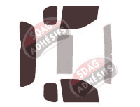 Kit film teinté Nissan Frontier (2) Extended Cab Pick-up 2 portes (2005 - 2021)