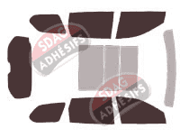 Kit film teinté Nissan Pathfinder (4) 5 portes (2012 - 2021)