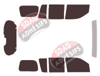 Kit film teinté Nissan Pathfinder (3) 5 portes (2005 - 2013)
