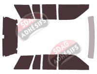Kit film teinté Nissan Terrano (1) 5 portes (1985 - 1995)