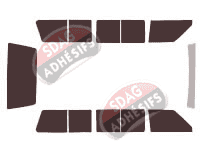 Kit film teinté Nissan Vanette (1) 4 portes (1985 - 1994)