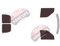 Kit film teinté Nissan Vanette (2) Cargo Utilitaire 5 portes (1994 - 2002)