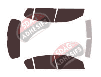 Kit film teinté Opel Astra (H) 5 portes (2004 - 2010) Kit film teinté Opel Astra (H) 5 portes (2004 - 2010)