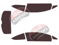 Kit film teinté Opel Astra (J) (GTC) 3 portes (2012 - 2018) Kit film teinté Opel Astra (J) (GTC) 3 portes (2012 - 2018)