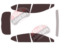 Kit film teinté Opel Astra (K) 5 portes (2015 - 2021) Kit film teinté Opel Astra (K) 5 portes (2015 - 2021)
