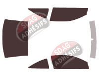 Kit film teinté Opel Astra (G) Coupe 3 portes (2000 - 2006) Kit film teinté Opel Astra (G) Coupe 3 portes (2000 - 2006)