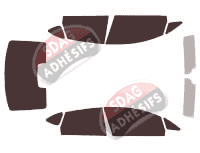 Kit film teinté Opel Astra (J) Berline 4 portes (2009 - 2015) Kit film teinté Opel Astra (J) Berline 4 portes (2009 - 2015)