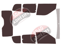 Kit film teinté Fiat Doblo (2) 5 portes (2009 - 2022) Kit film teinté Fiat Doblo (2) 5 portes (2009 - 2022)