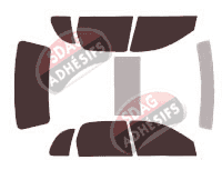 Kit film teinté Opel Corsa (B) 5 portes (1993 - 2000)