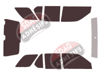 Kit film teinté Opel Frontera (B) 5 portes (1998 - 2005) Kit film teinté Opel Frontera (B) 5 portes (1998 - 2005)