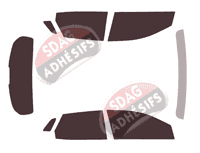 Kit film teinté Opel Grandland (A) X 5 portes (2017 - 2024) Kit film teinté Opel Grandland (A) X 5 portes (2017 - 2024)