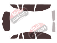Kit film teinté Opel Insignia (A) Sports Tourer Break 5 portes (2009 - 2017)