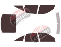 Kit film teinté Opel Vectra (B) 5 portes (1995 - 2002)