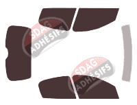 Kit film teinté Peugeot 206 (1) Plus 5 portes (2009 - 2016) Kit film teinté Peugeot 206 (1) Plus 5 portes (2009 - 2016)