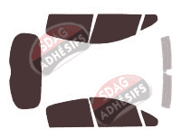 Kit film teinté Peugeot 207 5 portes (2006 - 2012) Kit film teinté Peugeot 207 5 portes (2006 - 2012)