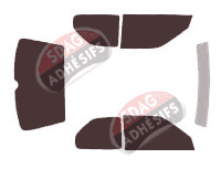 Kit film teinté Peugeot 306 (1) 3 portes (1993 - 1998) Kit film teinté Peugeot 306 (1) 3 portes (1993 - 1998)