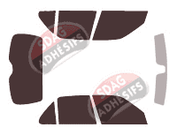 Kit film teinté Peugeot 306 (1) 5 portes (1993 - 1998) Kit film teinté Peugeot 306 (1) 5 portes (1993 - 1998)