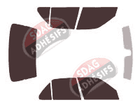 Kit film teinté Peugeot 306 (1) Berline 4 portes (1993 - 2001) Kit film teinté Peugeot 306 (1) Berline 4 portes (1993 - 2001)