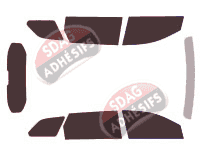Kit film teinté Peugeot 5008 (2) 5 portes (2017 - 2024)