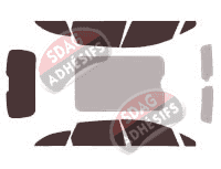Kit film teinté Peugeot 508 (1) RXH Break 5 portes (2012 - 2018)