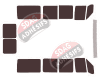 Kit film teinté Fiat Ducato (1) Long 5 portes (1994 - 2006)