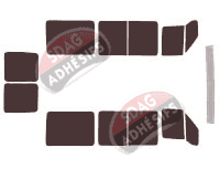 Kit film teinté Fiat Ducato (1) Surélevé 5 portes (1994 - 2006)