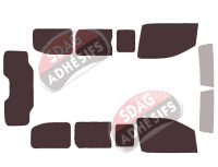 Kit film teinté Toyota ProAce (2) Standard 4-5 portes (depuis 2016)