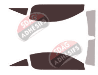 Kit film teinté Peugeot RCZ Coupe 2 portes (2010 - 2015)