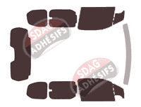 Kit film teinté Toyota ProAce City (1) Court 5 portes (depuis 2020) Kit film teinté Toyota ProAce City (1) Court 5 portes (depuis 2020)