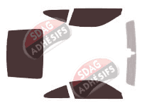 Kit film teinté Porsche 911 (7) Coupe 2 portes (2012 - 2019)