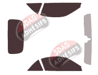 Kit film teinté Porsche 911 (7) Cabriolet 2 portes (2013 - 2019)