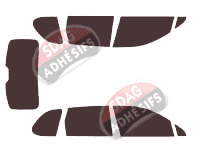 Kit film teinté Porsche Cayenne (2) 5 portes (2010 - 2017) Kit film teinté Porsche Cayenne (2) 5 portes (2010 - 2017)